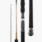 Legend Ultra travel spinning rod with rod blank, reel seat, EVA grip and butt cap details (Gold)