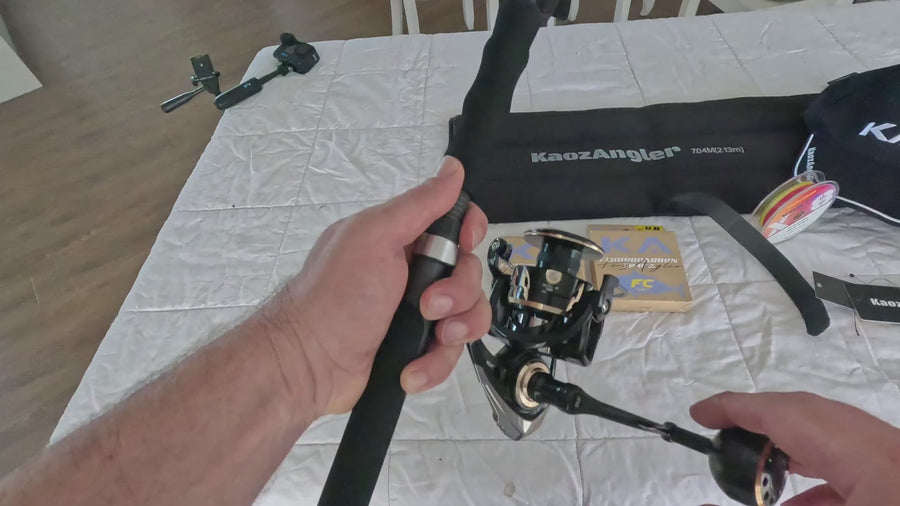 KA Angler spinning reel showcase